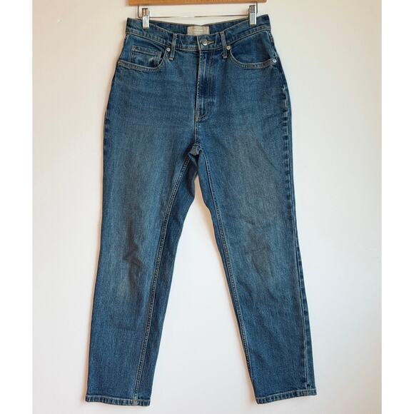 Everlane The Original Cheeky Jean Organic Cotton Straight Leg Size 27 Blue Denim - Picture 2 of 16